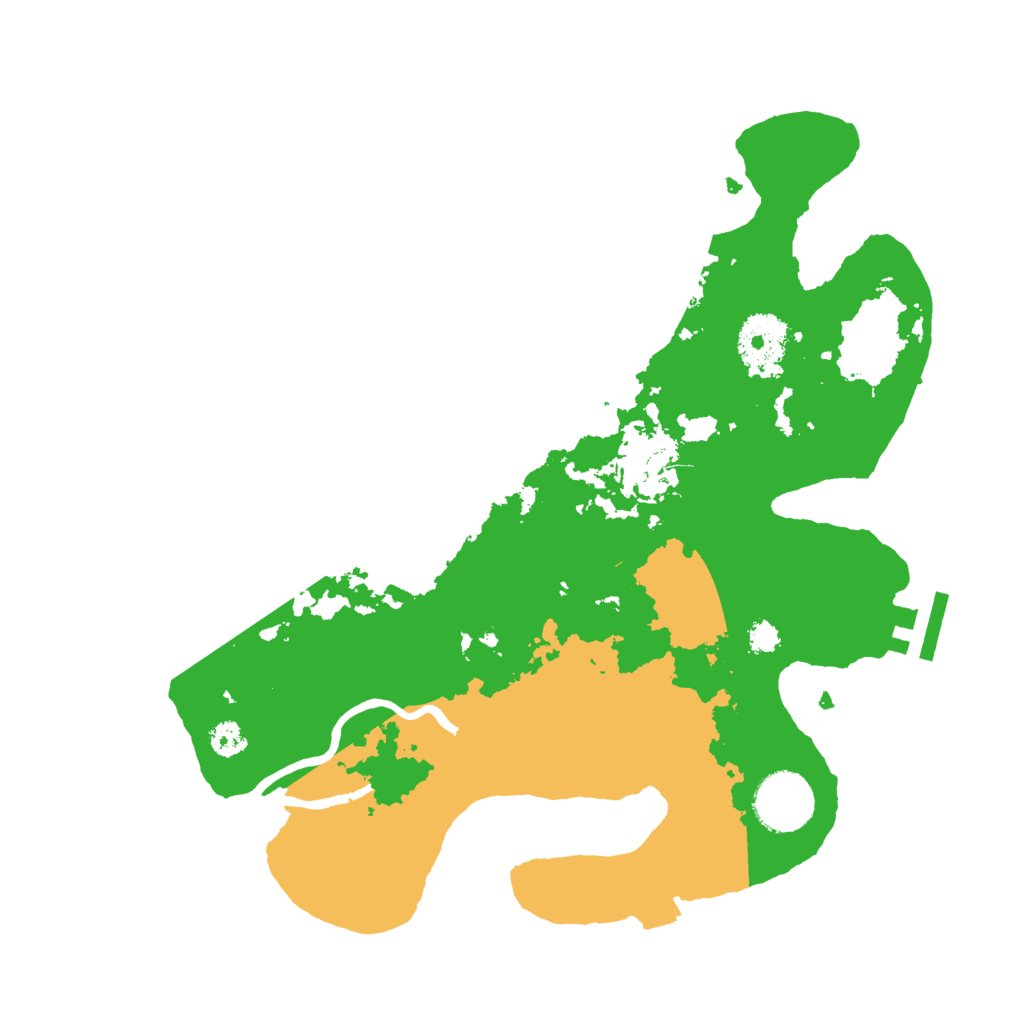 Biome Rust Map: Procedural Map, Size: 3000, Seed: 1346136
