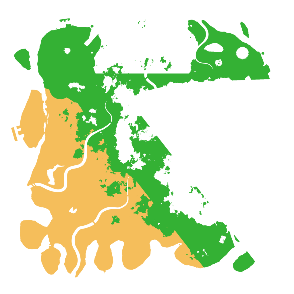 Biome Rust Map: Procedural Map, Size: 4250, Seed: 20956440