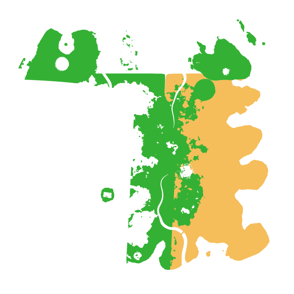Biome Rust Map: Procedural Map, Size: 3800, Seed: 13726495