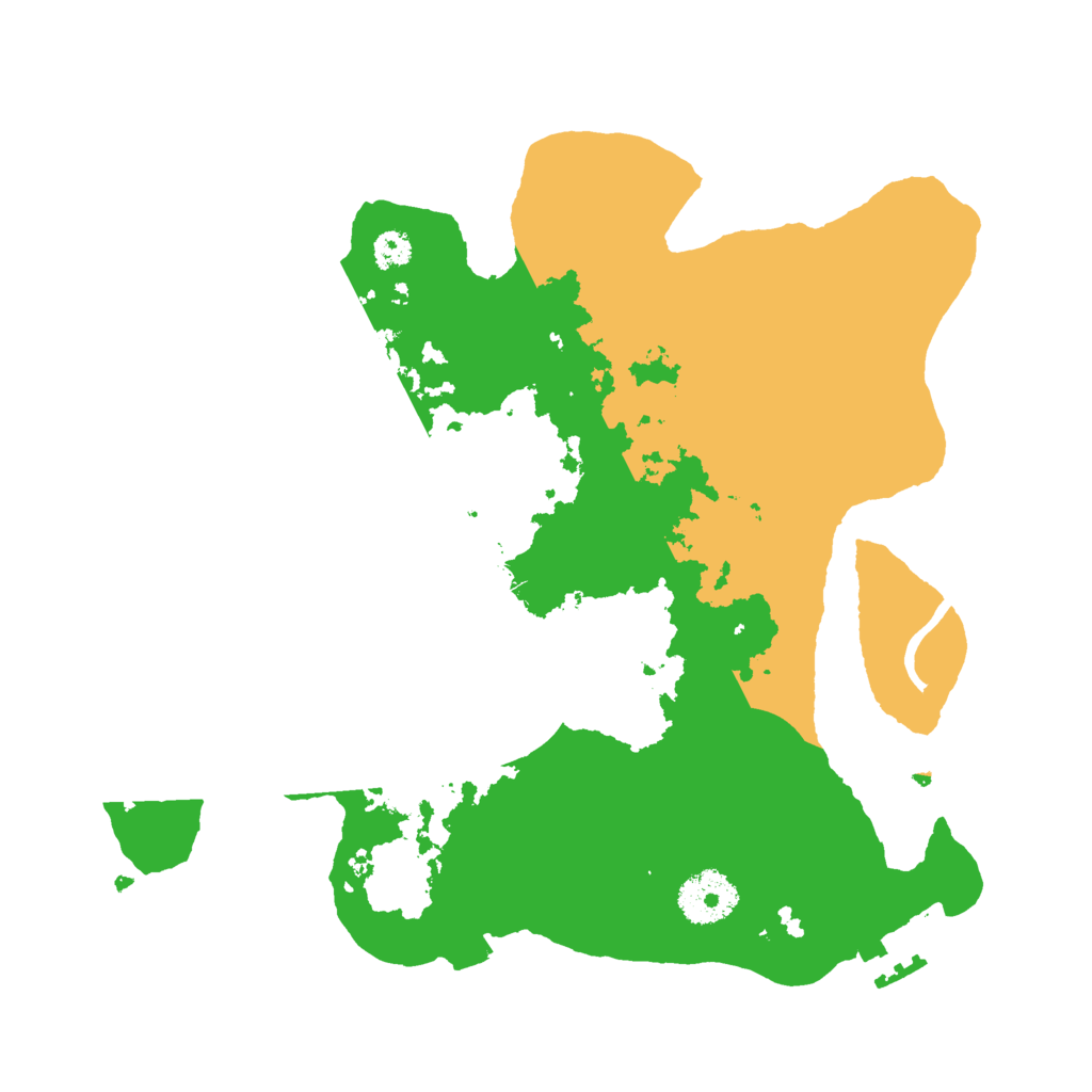 Biome Rust Map: Procedural Map, Size: 3000, Seed: 28552