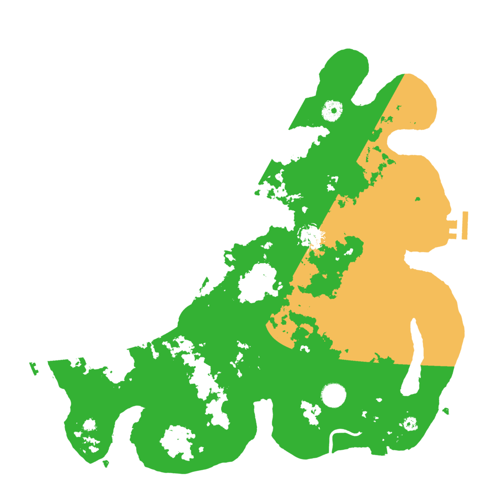 Biome Rust Map: Procedural Map, Size: 3600, Seed: 933304686