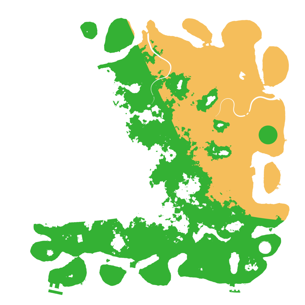 Biome Rust Map: Procedural Map, Size: 4300, Seed: 75702744