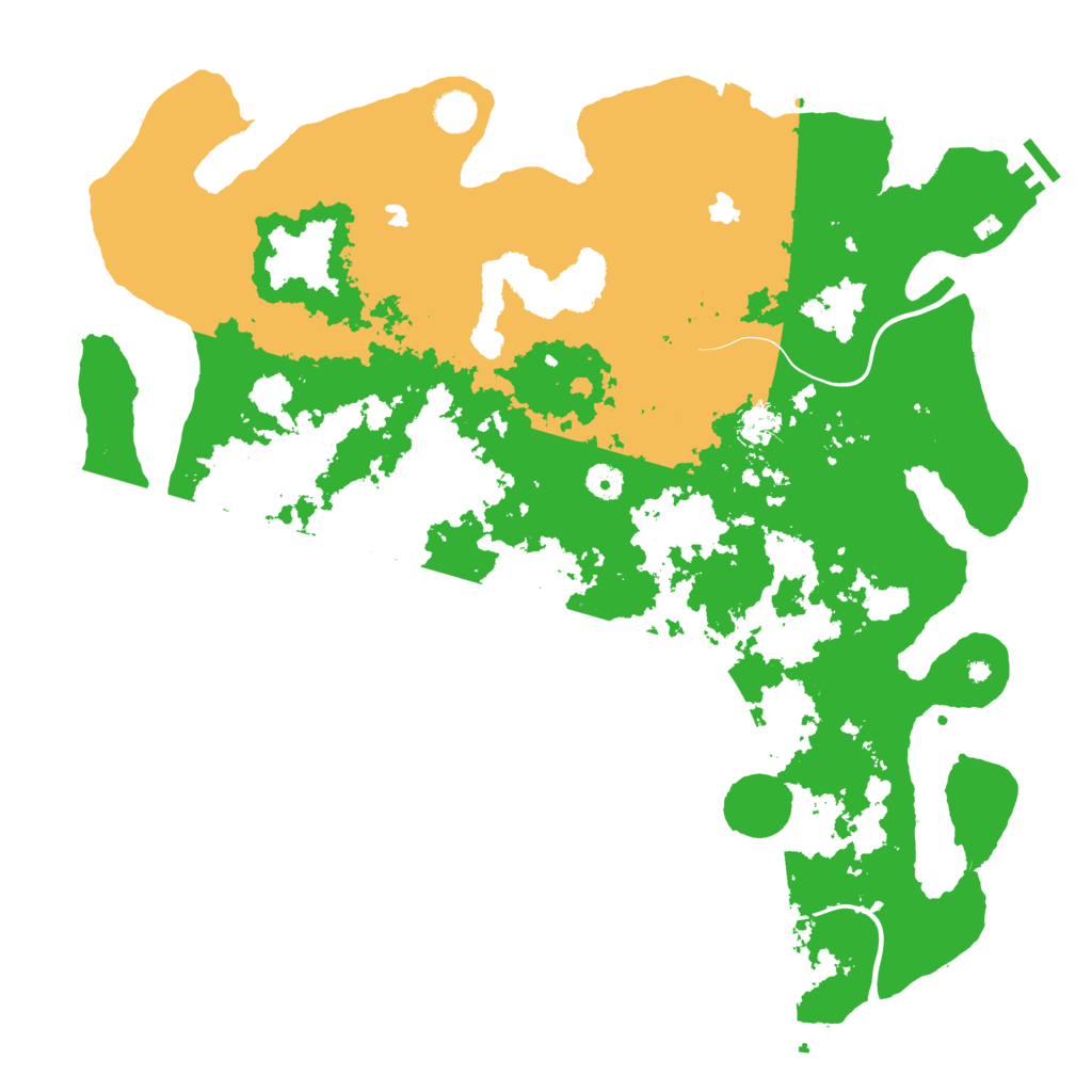 Biome Rust Map: Procedural Map, Size: 4500, Seed: 1203710984