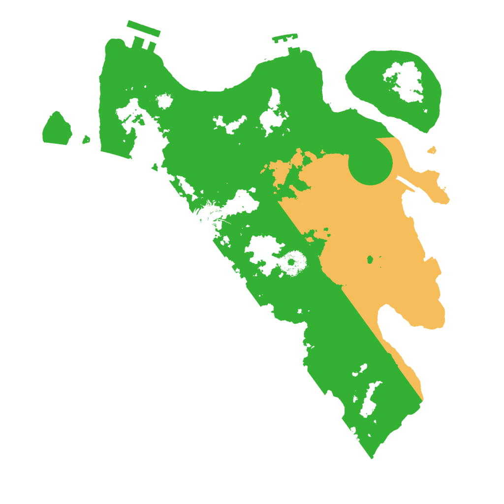 Biome Rust Map: Procedural Map, Size: 3000, Seed: 23997