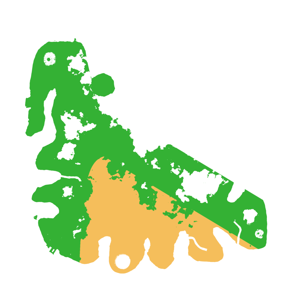 Biome Rust Map: Procedural Map, Size: 3500, Seed: 106960592