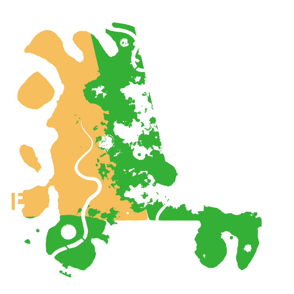 Biome Rust Map: Procedural Map, Size: 3500, Seed: 1351011708