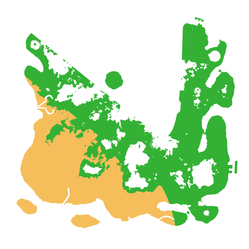 Biome Rust Map: Procedural Map, Size: 4000, Seed: 76511999