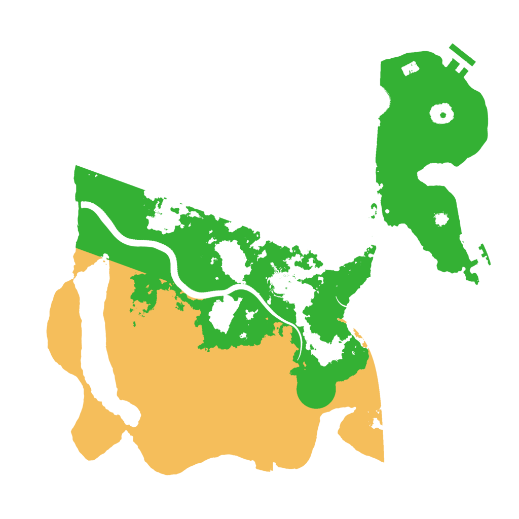 Biome Rust Map: Procedural Map, Size: 3500, Seed: 815989471