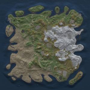 Thumbnail Rust Map: Procedural Map, Size: 4250, Seed: 1251250999, 18 Monuments