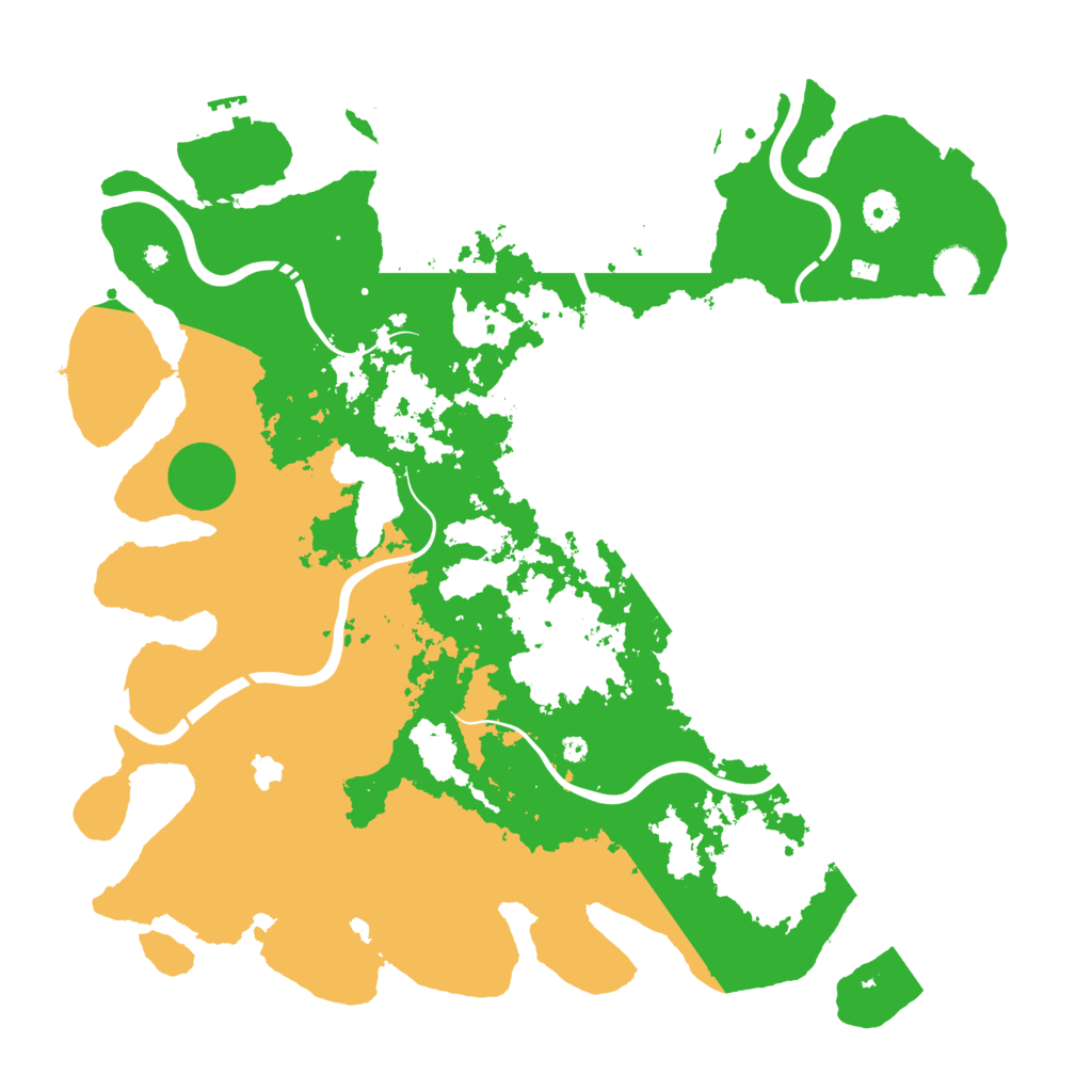 Biome Rust Map: Procedural Map, Size: 4250, Seed: 1251250999