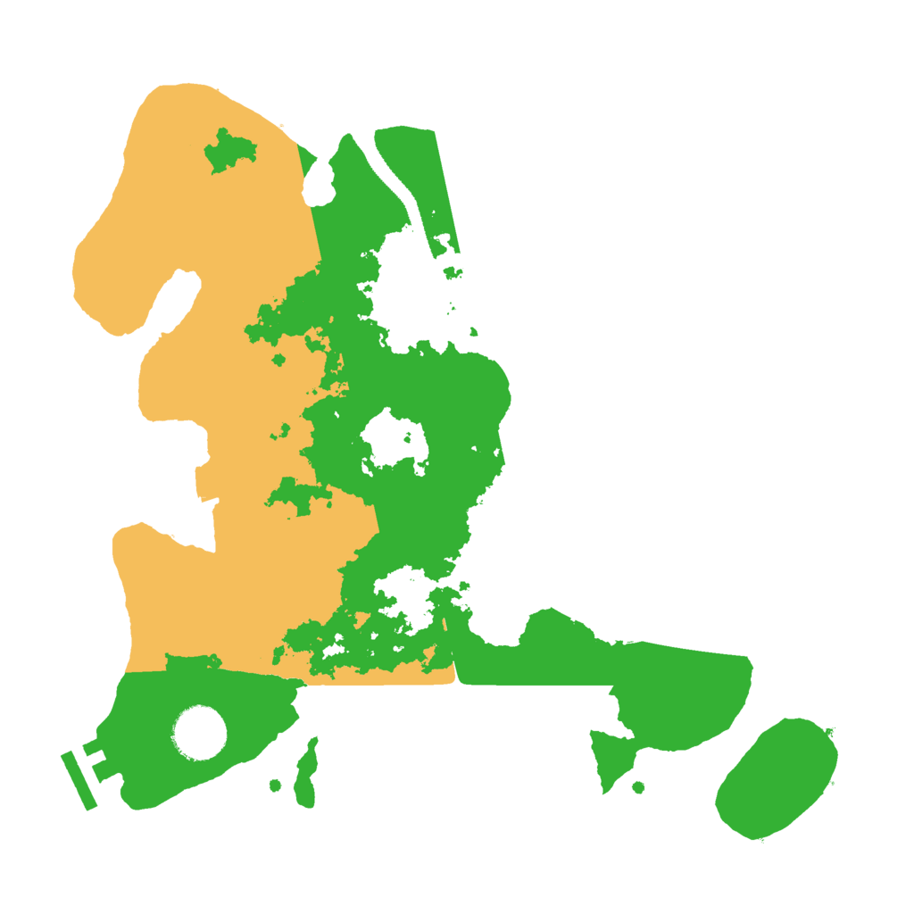 Biome Rust Map: Procedural Map, Size: 3000, Seed: 1508664497