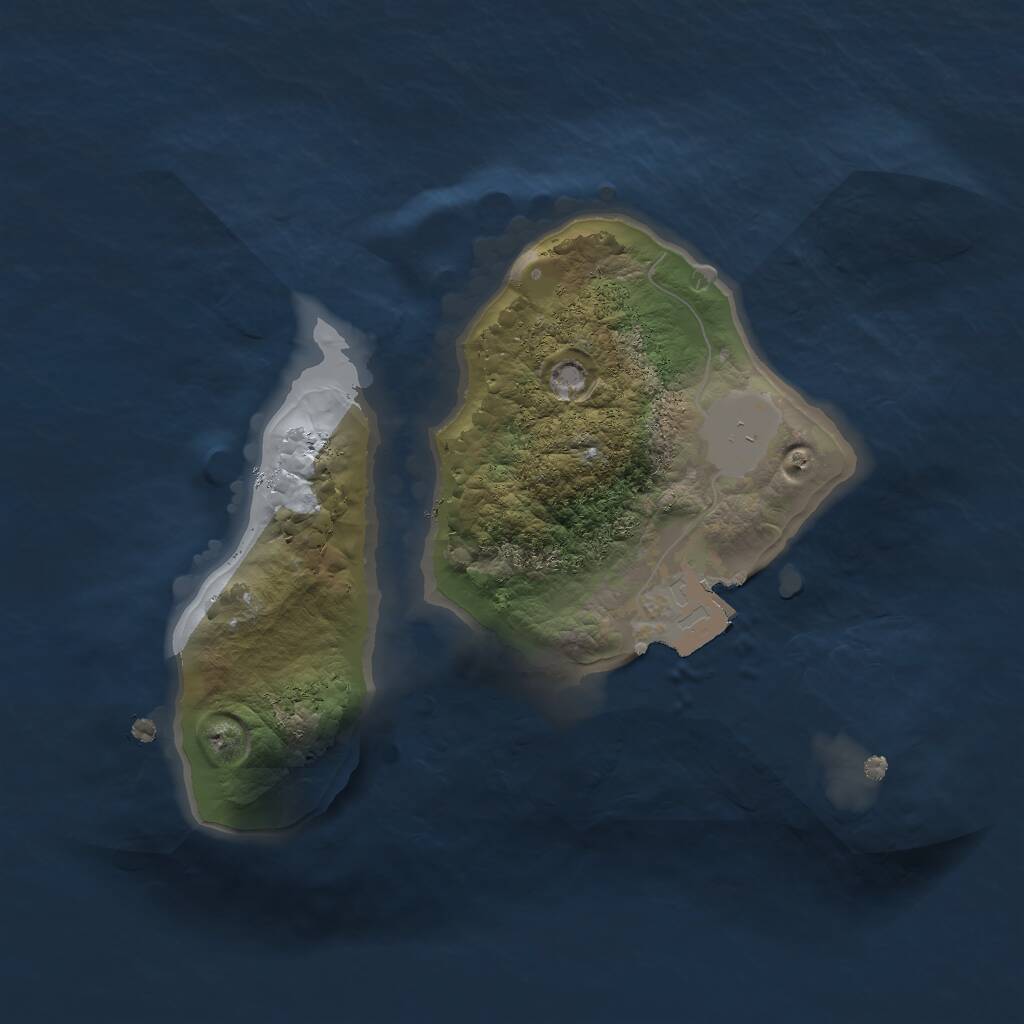 Rust Map: Procedural Map, Size: 1700, Seed: 1723972608, 1 Monuments