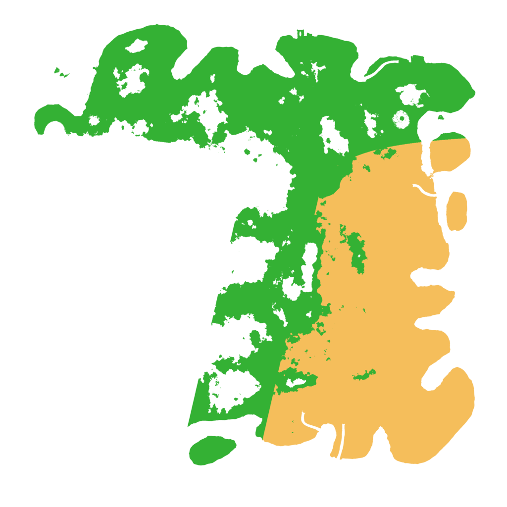 Biome Rust Map: Procedural Map, Size: 4500, Seed: 1999215886