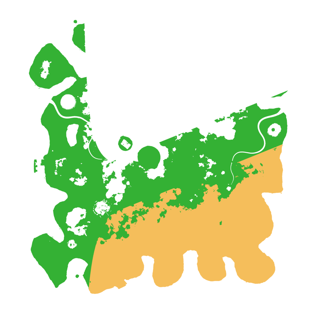 Biome Rust Map: Procedural Map, Size: 3700, Seed: 59694431