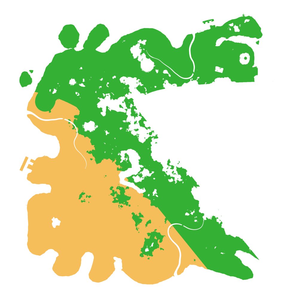 Biome Rust Map: Procedural Map, Size: 4096, Seed: 40