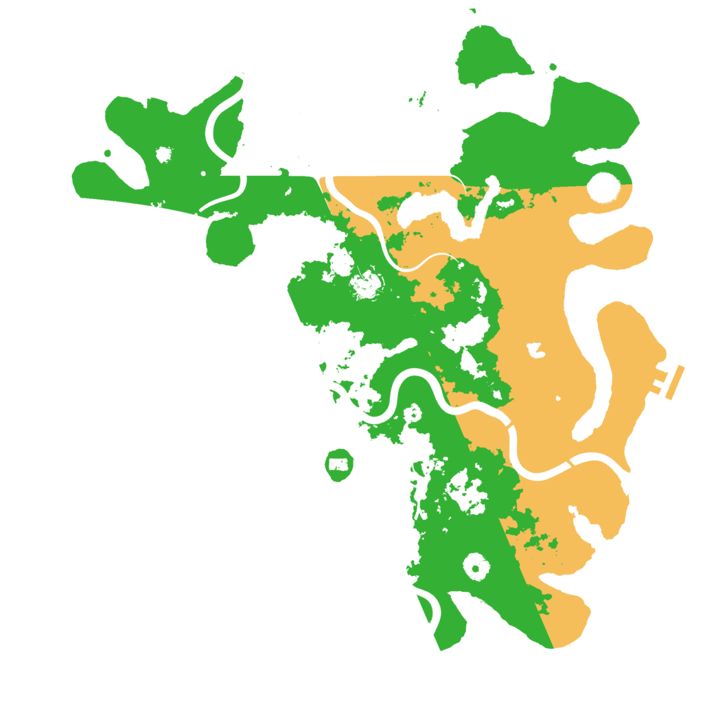 Biome Rust Map: Procedural Map, Size: 4000, Seed: 1080270091