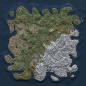 Thumbnail Rust Map: Procedural Map, Size: 4250, Seed: 1908829468, 18 Monuments