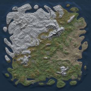 Thumbnail Rust Map: Procedural Map, Size: 6000, Seed: 358576549, 19 Monuments