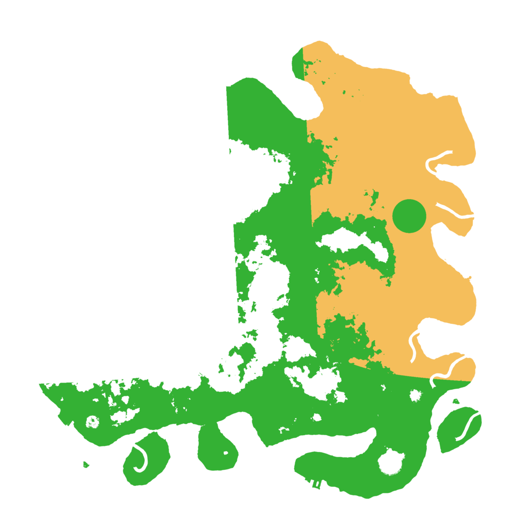 Biome Rust Map: Procedural Map, Size: 4089, Seed: 341907601