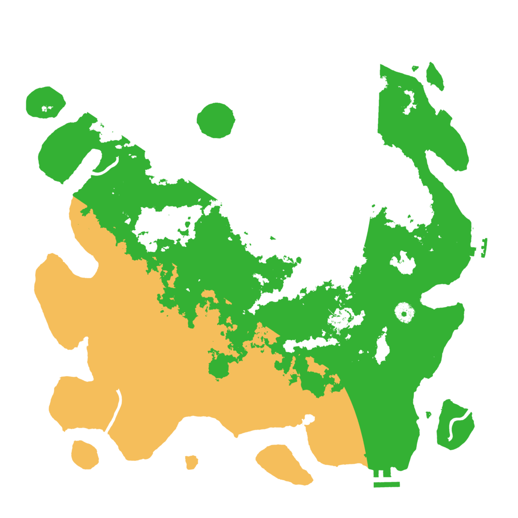 Biome Rust Map: Procedural Map, Size: 4000, Seed: 133339