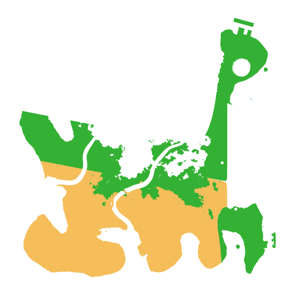 Biome Rust Map: Procedural Map, Size: 3000, Seed: 40594