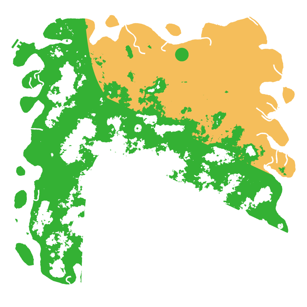 Biome Rust Map: Procedural Map, Size: 6000, Seed: 496481282