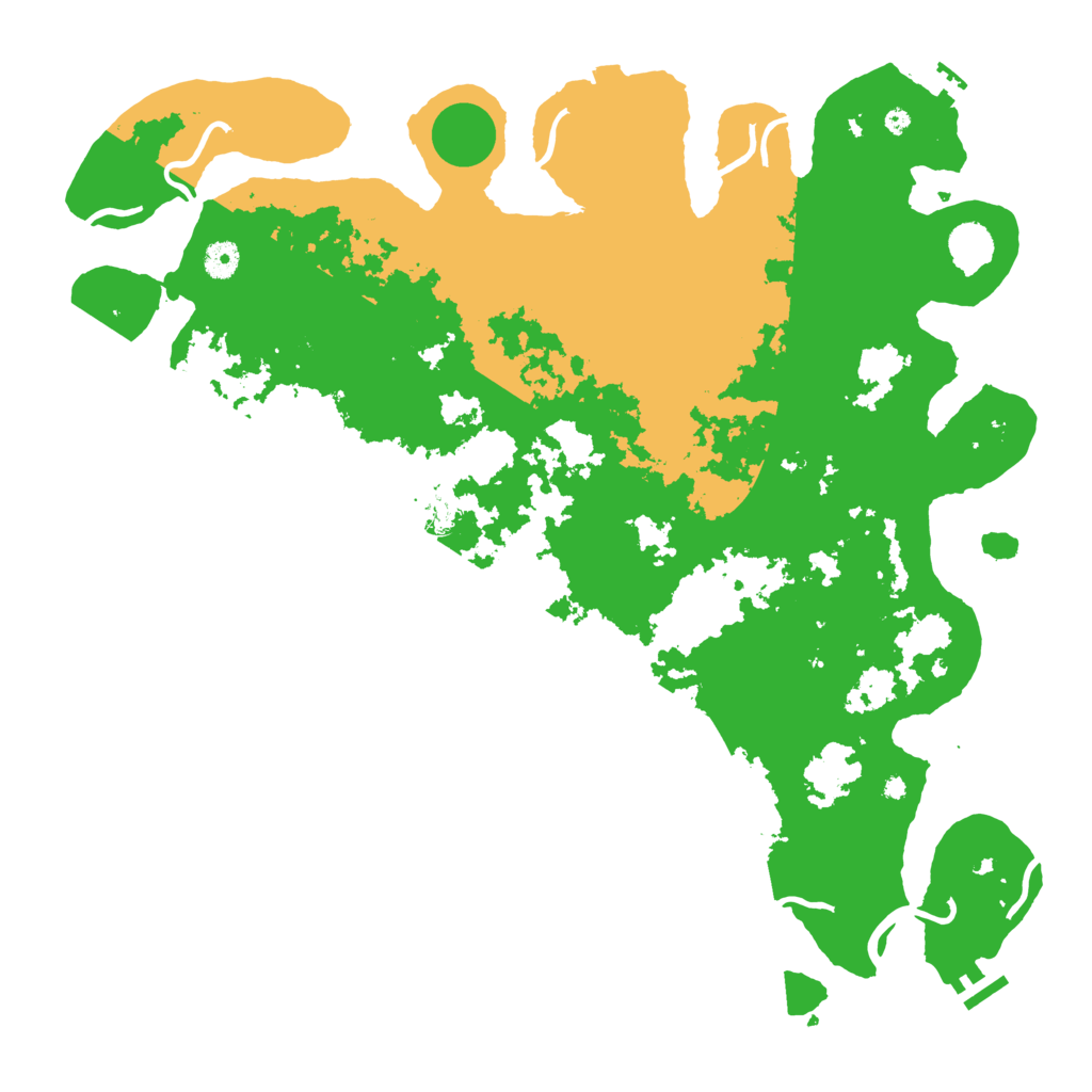 Biome Rust Map: Procedural Map, Size: 4500, Seed: 1012770241