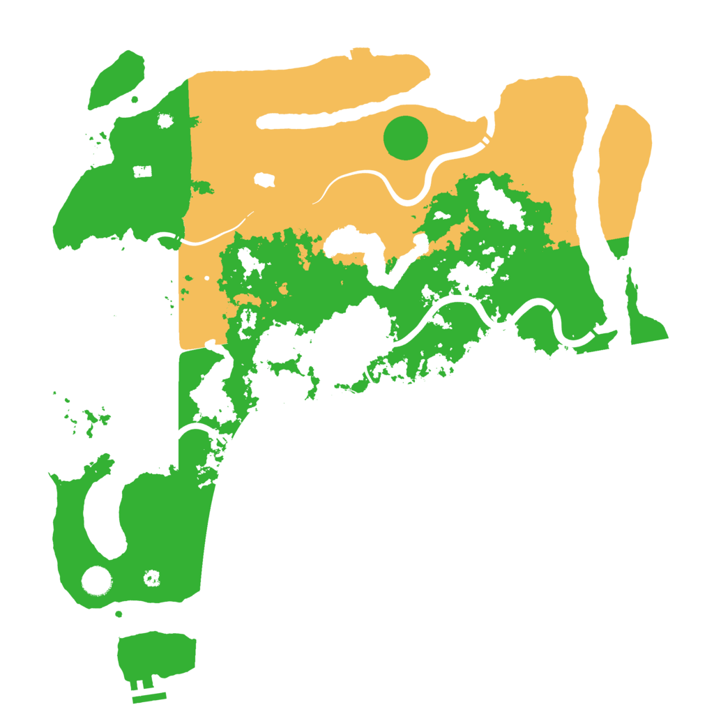 Biome Rust Map: Procedural Map, Size: 4250, Seed: 739035463