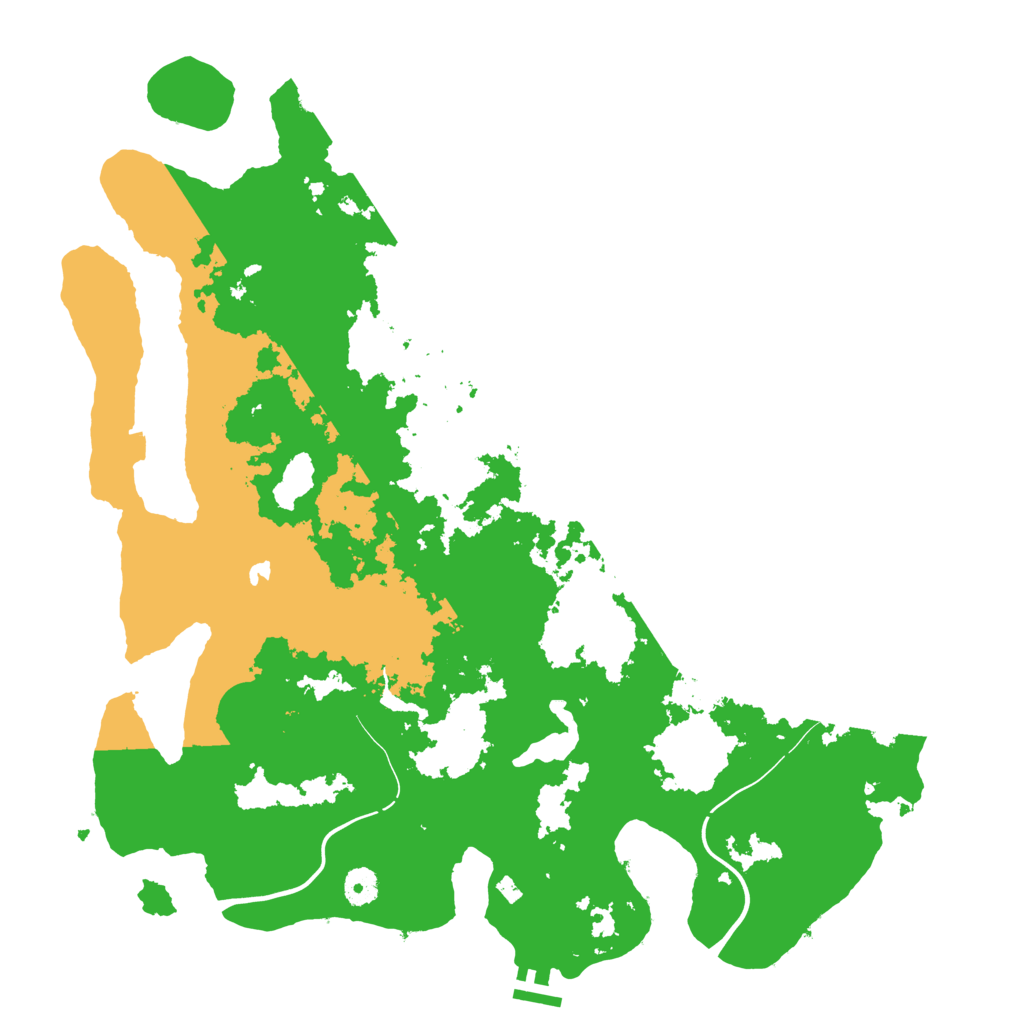 Biome Rust Map: Procedural Map, Size: 4250, Seed: 563484303