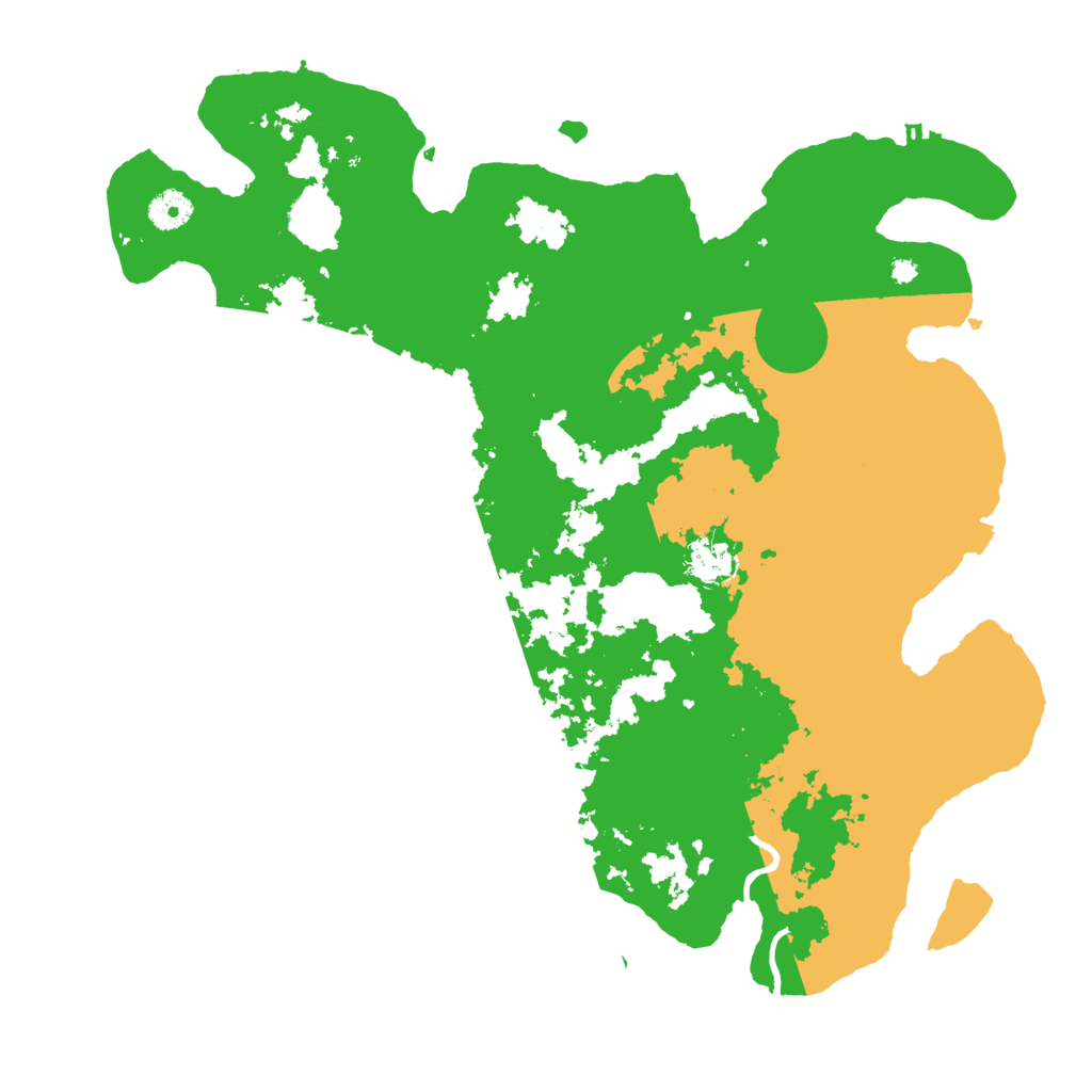 Biome Rust Map: Procedural Map, Size: 4000, Seed: 712345689