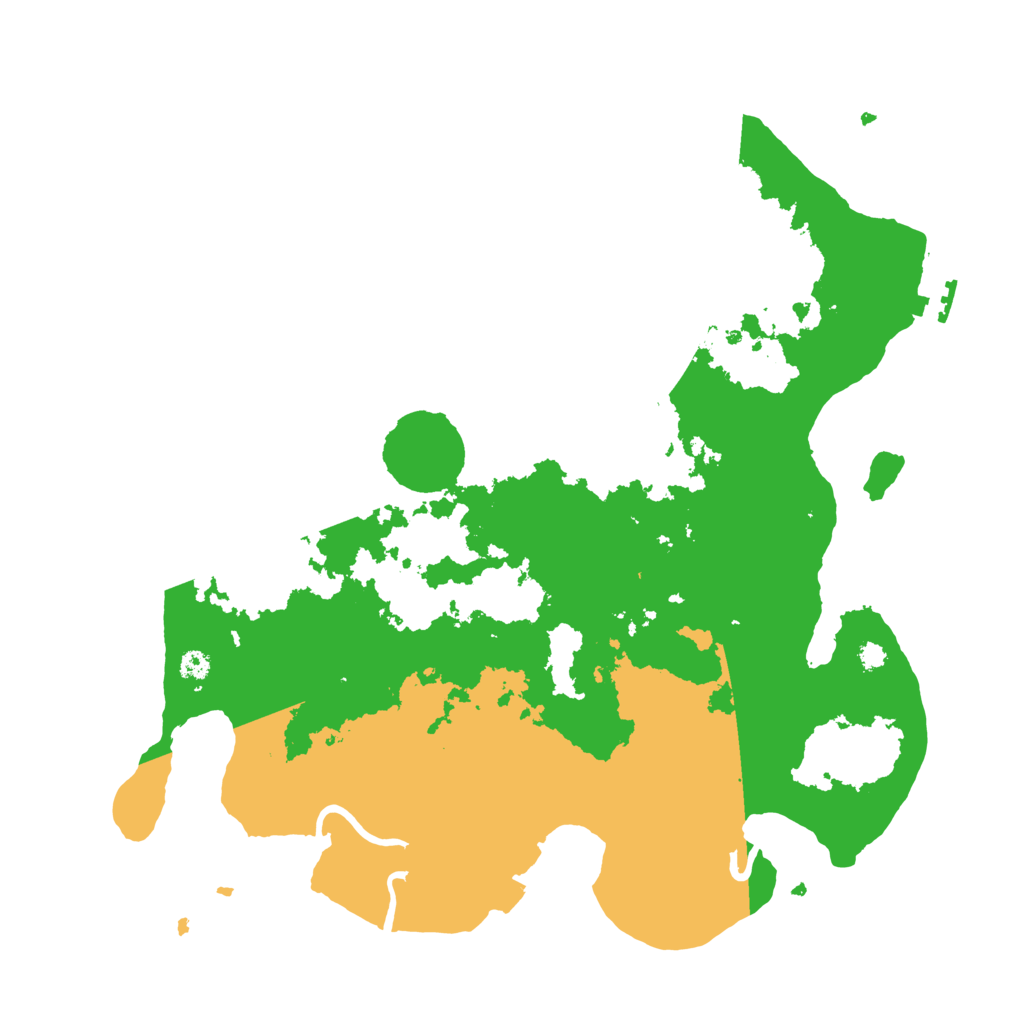 Biome Rust Map: Procedural Map, Size: 3500, Seed: 1821580942