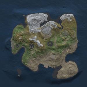 Thumbnail Rust Map: Procedural Map, Size: 2300, Seed: 82709412, 8 Monuments