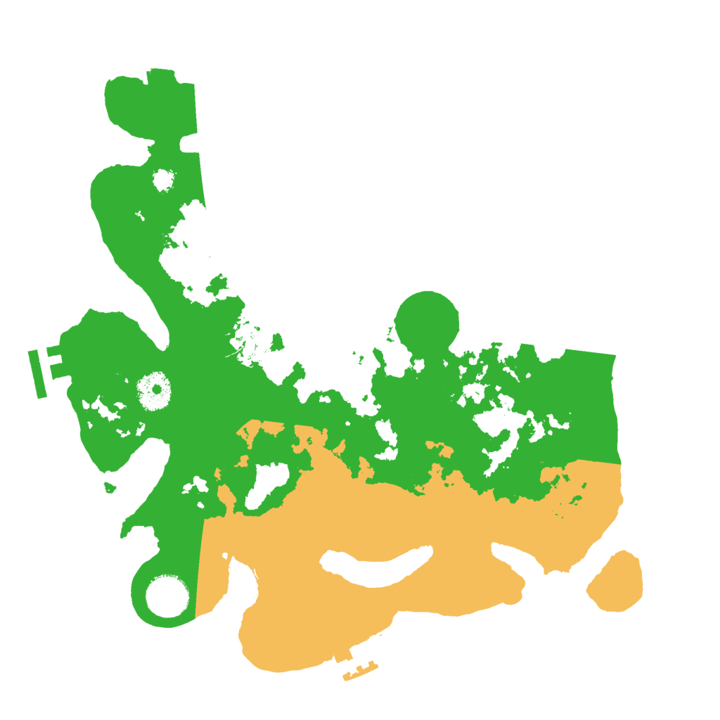 Biome Rust Map: Procedural Map, Size: 3000, Seed: 92771347