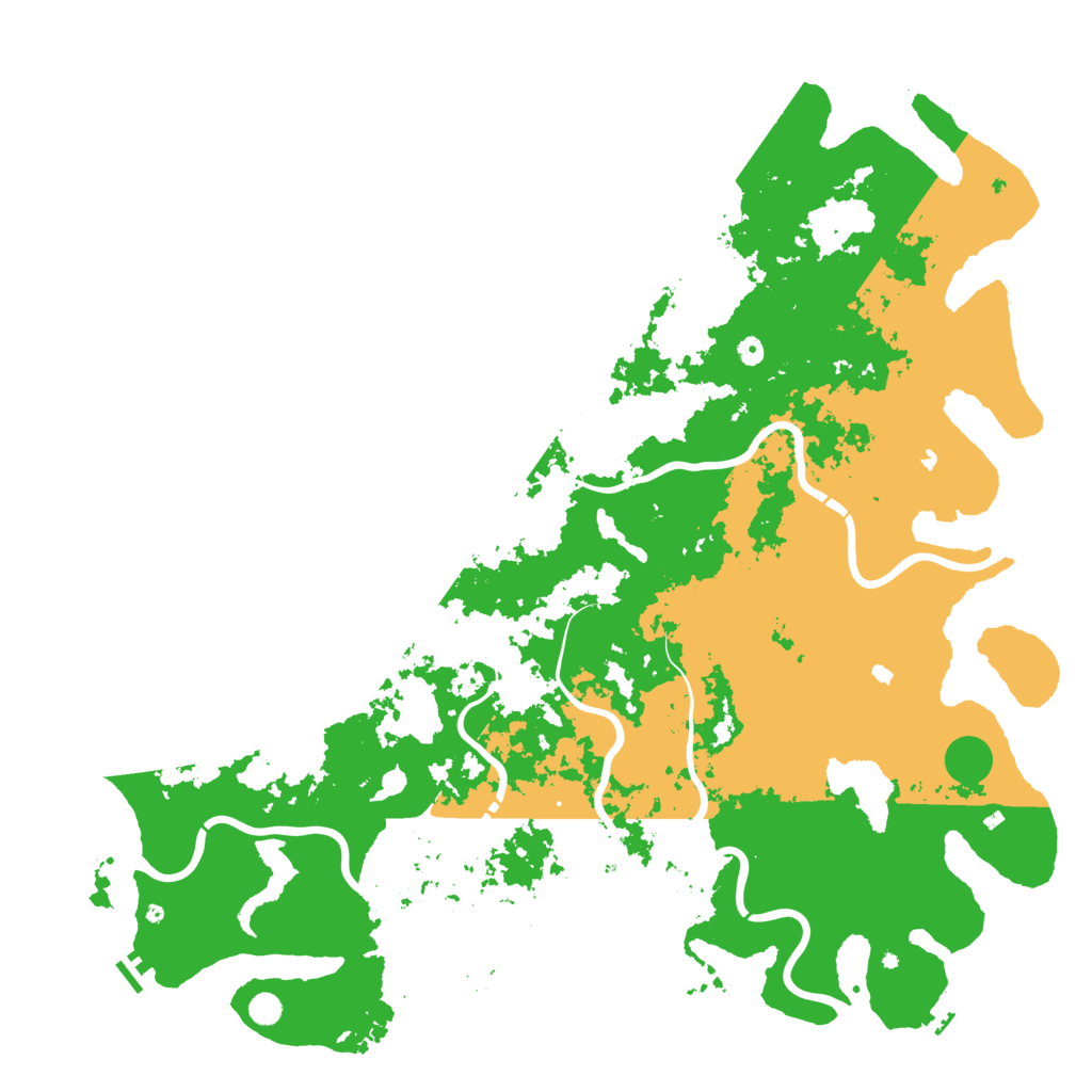 Biome Rust Map: Procedural Map, Size: 6000, Seed: 1723972608