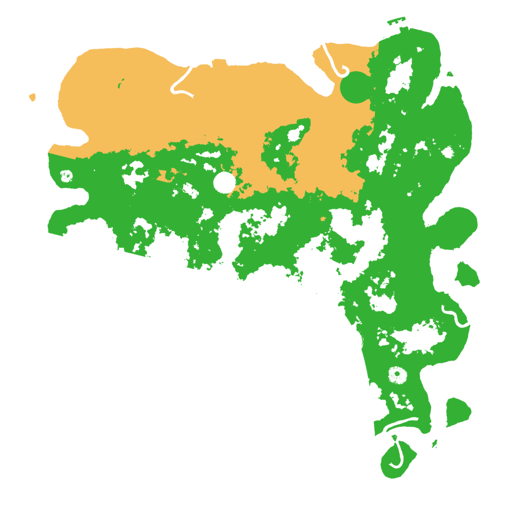 Biome Rust Map: Procedural Map, Size: 4250, Seed: 1443219823