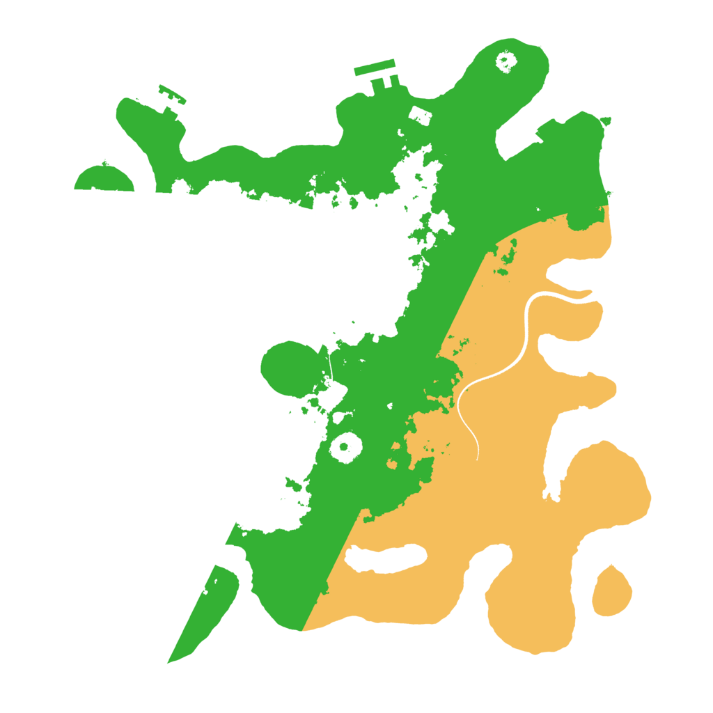 Biome Rust Map: Procedural Map, Size: 3500, Seed: 220731633
