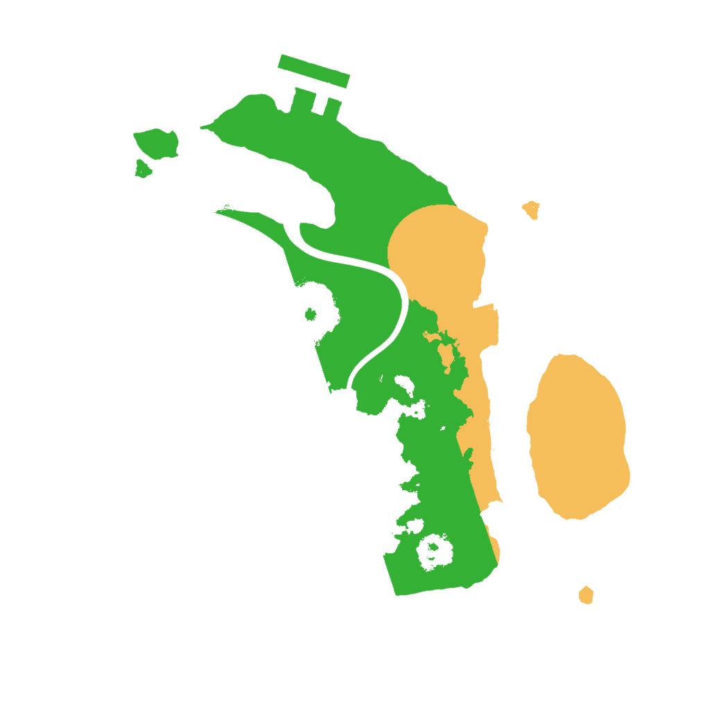 Biome Rust Map: Procedural Map, Size: 2000, Seed: 712345689