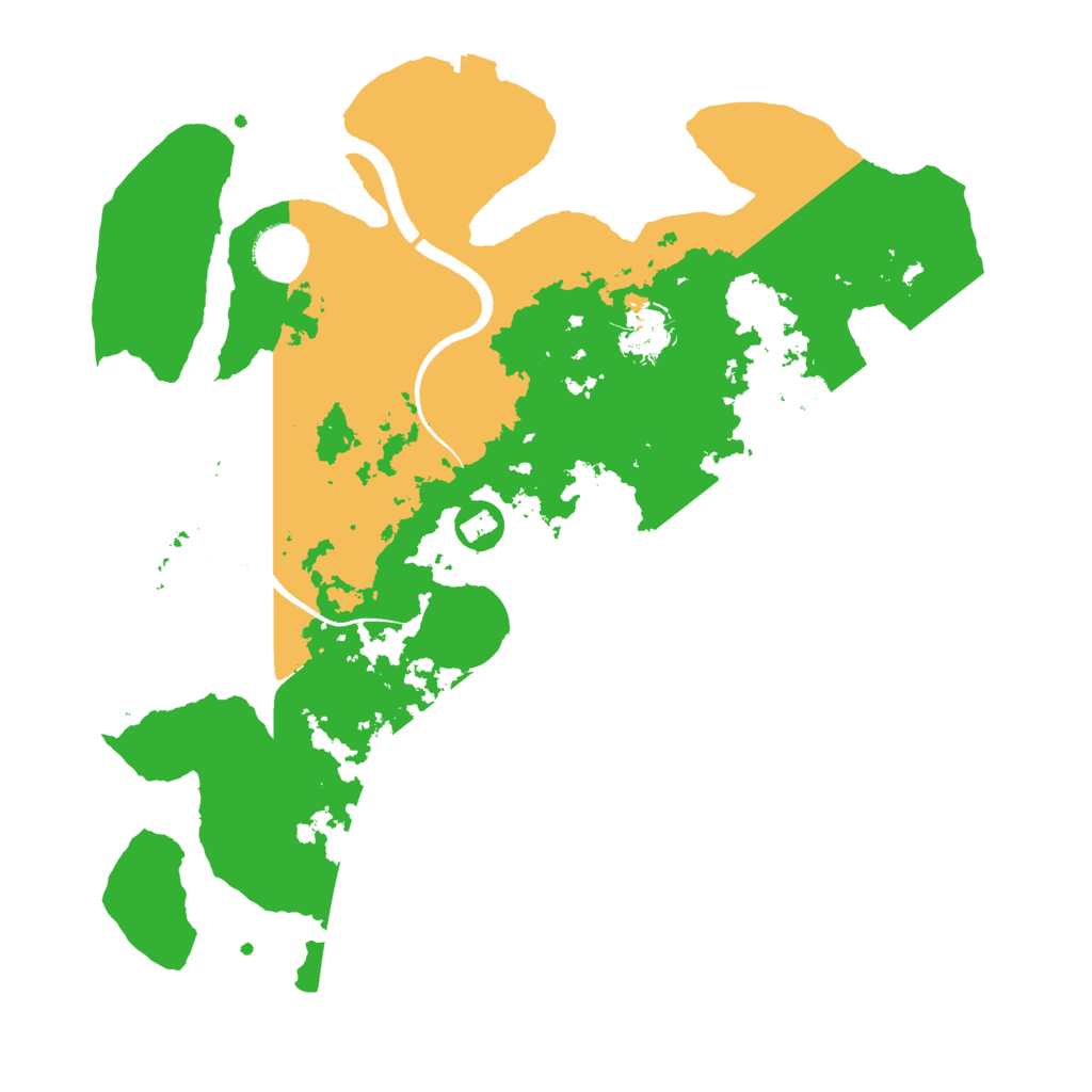Biome Rust Map: Procedural Map, Size: 3500, Seed: 1416014794