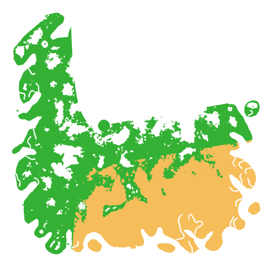 Biome Rust Map: Procedural Map, Size: 6000, Seed: 1102721646