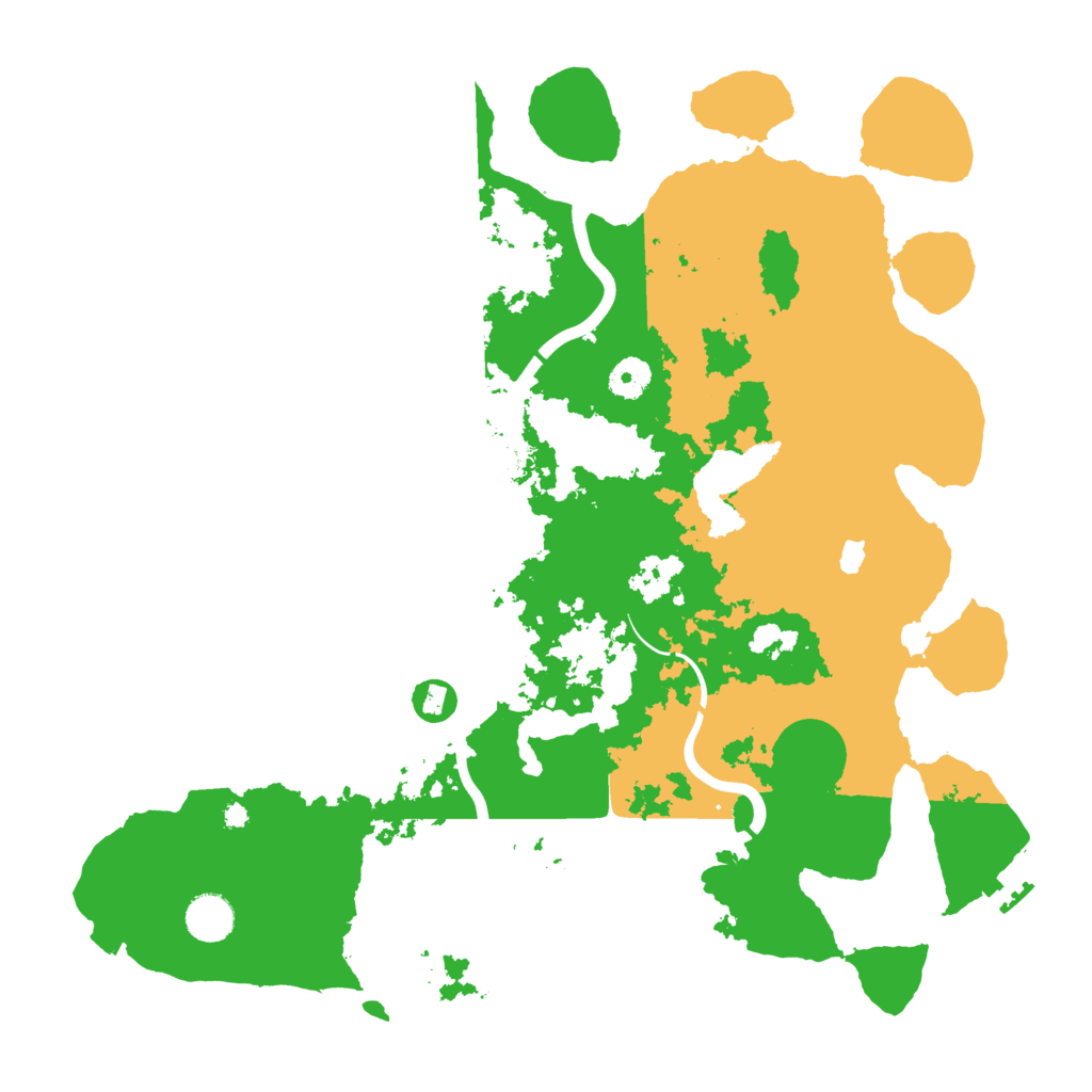 Biome Rust Map: Procedural Map, Size: 4000, Seed: 242749521