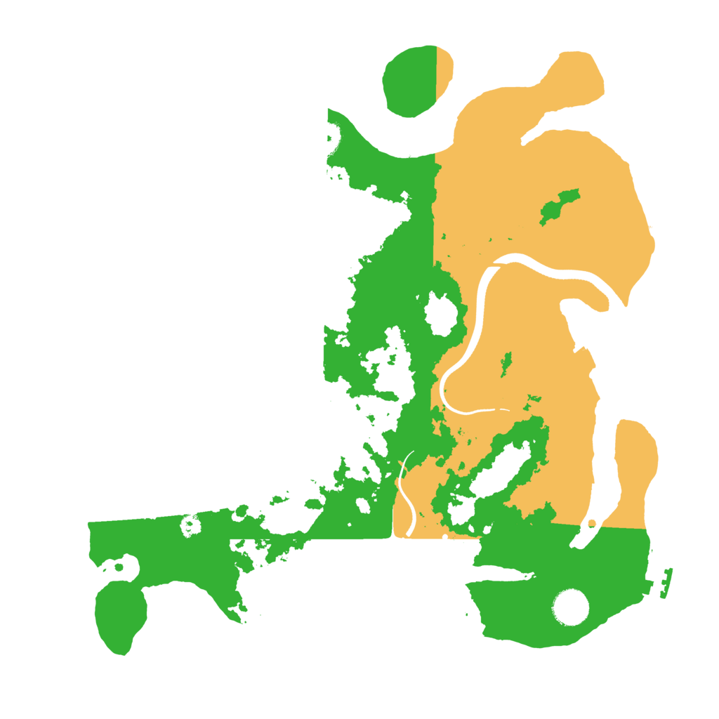 Biome Rust Map: Procedural Map, Size: 3500, Seed: 1912499388