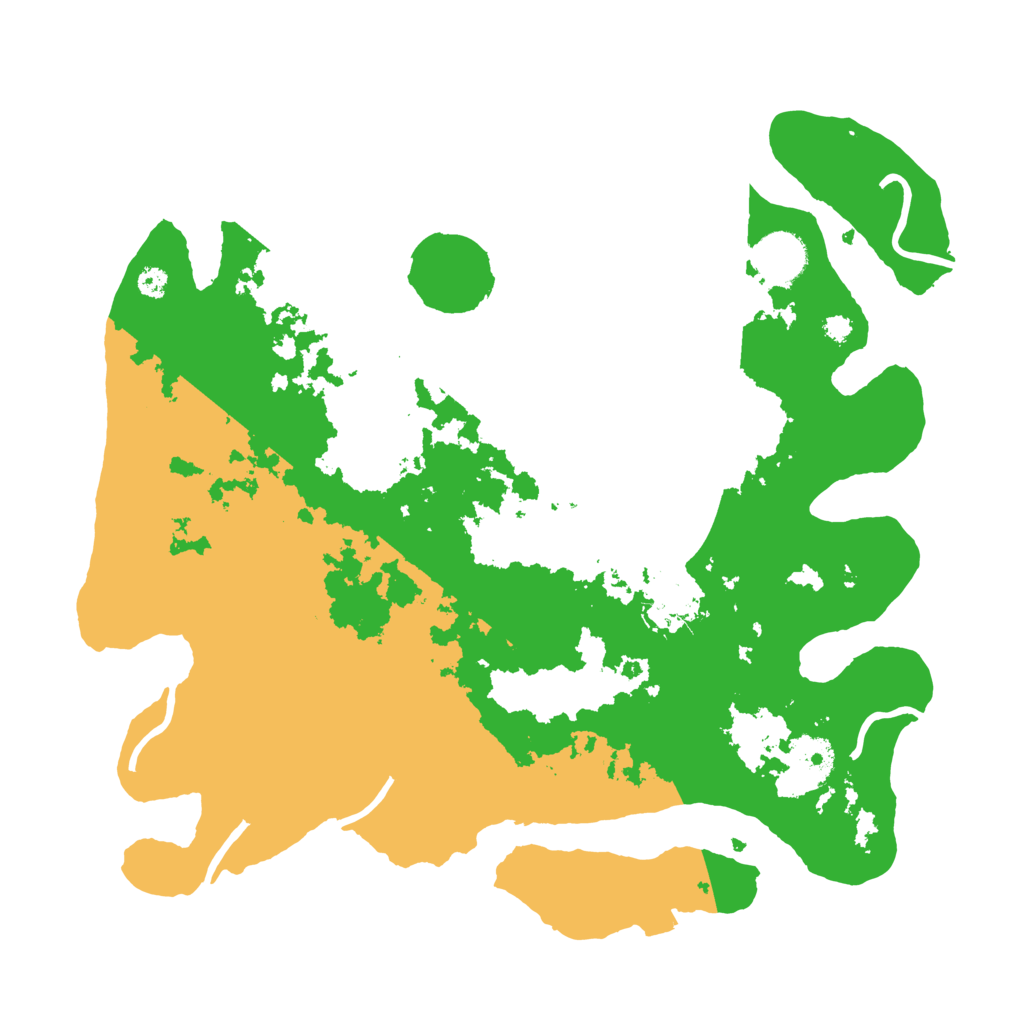 Biome Rust Map: Procedural Map, Size: 3500, Seed: 4461893