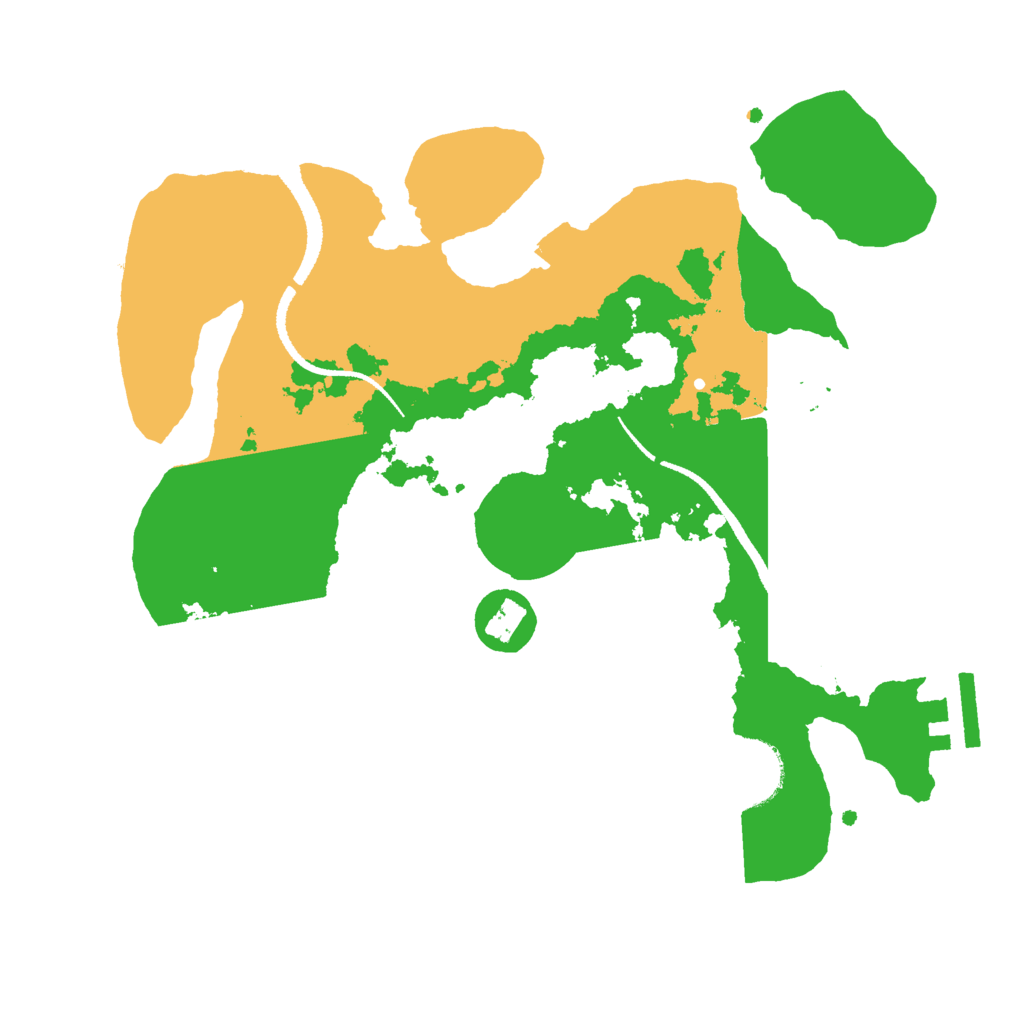 Biome Rust Map: Procedural Map, Size: 2700, Seed: 412343