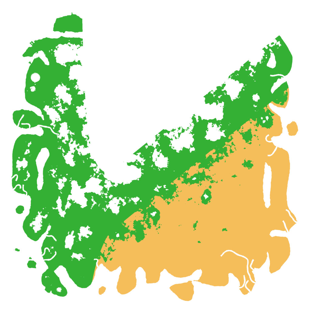 Biome Rust Map: Procedural Map, Size: 6000, Seed: 103743596