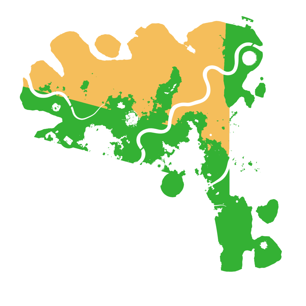Biome Rust Map: Procedural Map, Size: 3750, Seed: 136010459