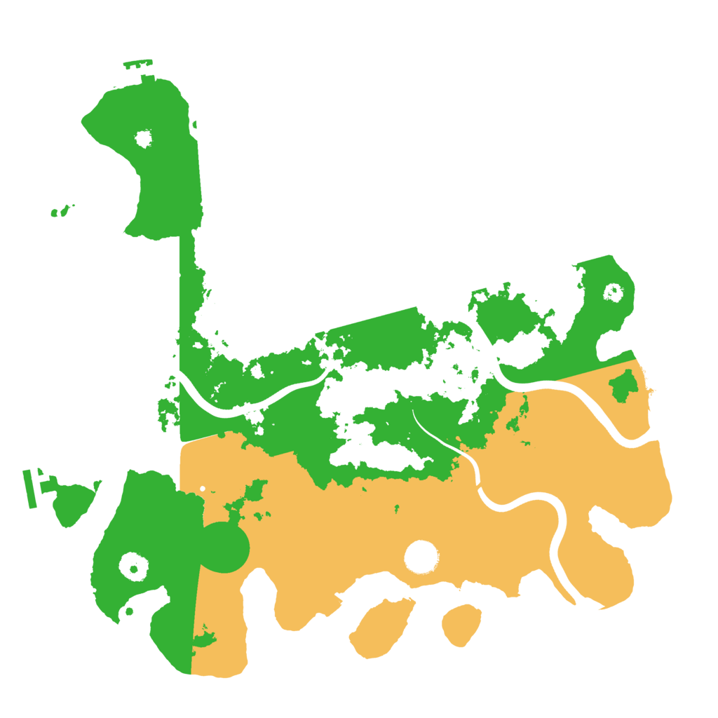 Biome Rust Map: Procedural Map, Size: 3750, Seed: 1311386099