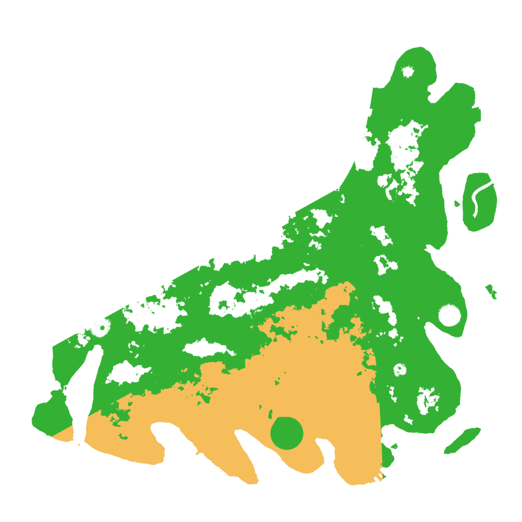 Biome Rust Map: Procedural Map, Size: 4200, Seed: 763452551