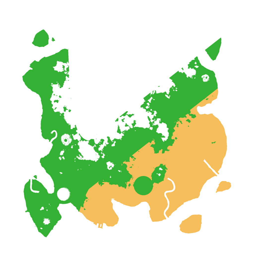 Biome Rust Map: Procedural Map, Size: 3500, Seed: 457704679