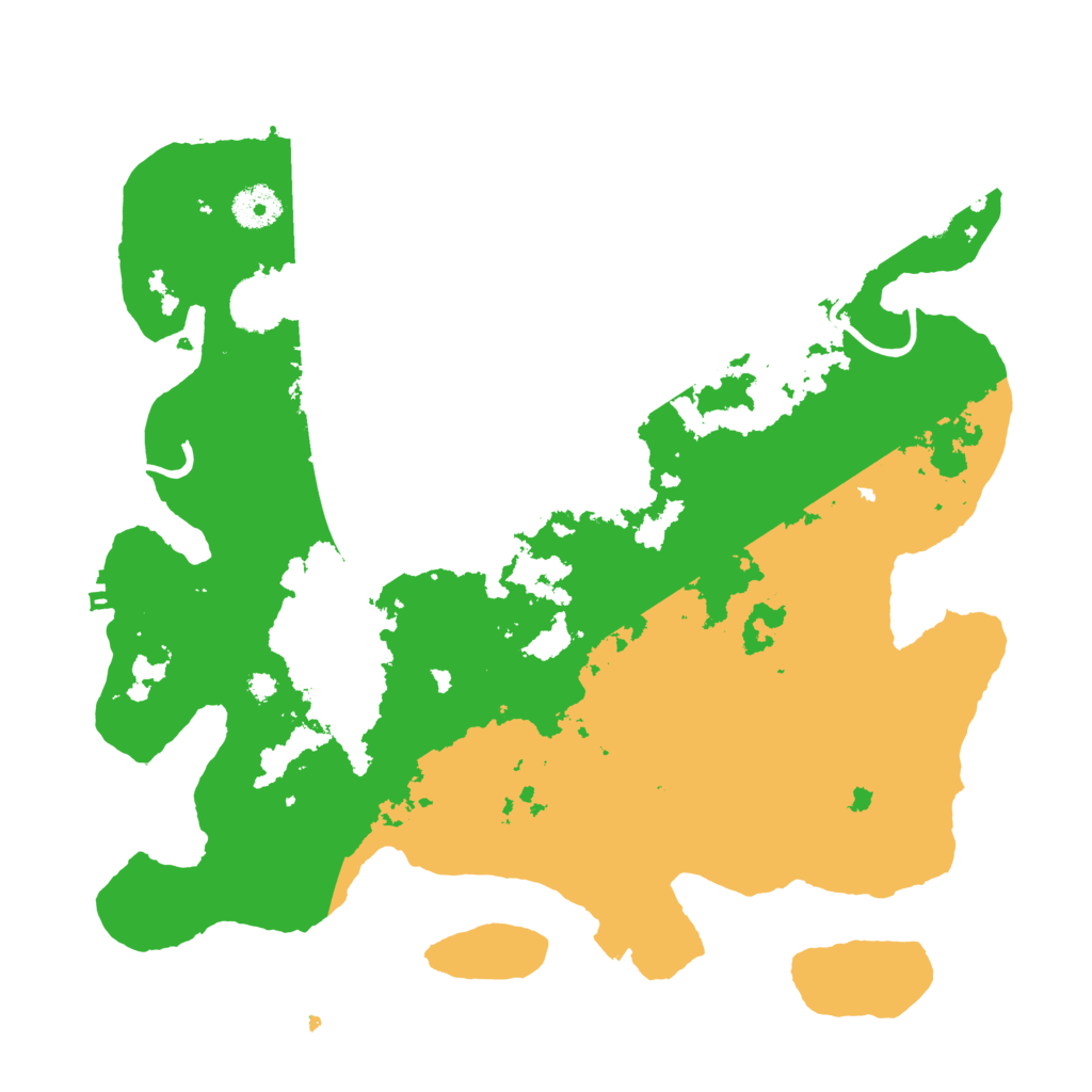 Biome Rust Map: Procedural Map, Size: 3600, Seed: 1876583214