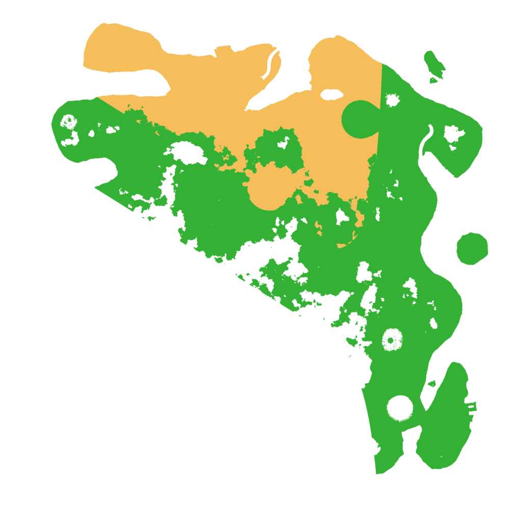 Biome Rust Map: Procedural Map, Size: 3600, Seed: 1304503597